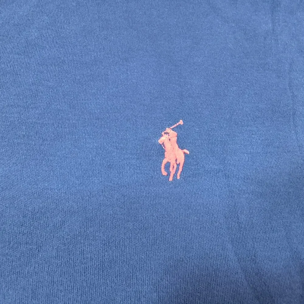 Polo by Ralph Lauren Collared Polo Shirt Mens Size Extra Large XL Blue Pink